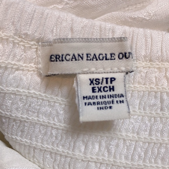 American Eagle XS mirrored mini dress with shoulder ties - Picture 11 of 11